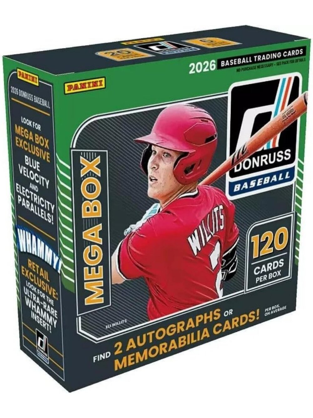 Factory Sealed MLB Mega Box | 2026 Donruss Baseball Cards | Rare Parallels